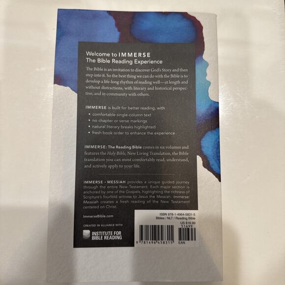 Immerse: Messiah (Softcover) by Institute for Bible Reading (2021, Trade... - Picture 2 of 2